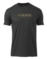 KUIU Outlined Patch T-Shirt | Charcoal