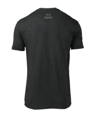 KUIU Topo Block Logo T-Shirt | Charcoal