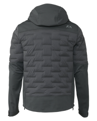 Axis Thermal Hybrid Hooded Jacket | Gunmetal