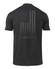 KUIU Vertical Flag Logo T-Shirt | Black