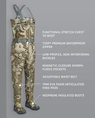 KUIU PRO HD Flex Zip Wader | Valo