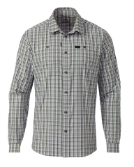 Borrego LS Shirt | Mini Cross Check Verde Plaid