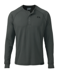 PRO Merino 200 Henley | Gunmetal