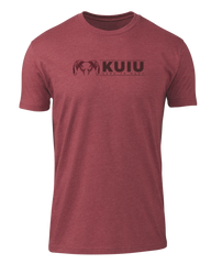 KUIU Here to Hunt Logo T-Shirt | Cardinal