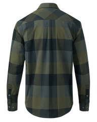 Field Flannel Fleece Shirt Jacket | Verde Plaid