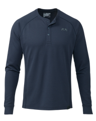 PRO Merino 200 Henley | Steel Blue