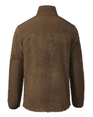 Sherpa Fleece Zip Pullover | Grizzly