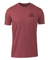 KUIU Solid Flag Fade T-Shirt | Cardinal