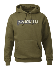 KUIU Distressed Logo Hoodie | Army