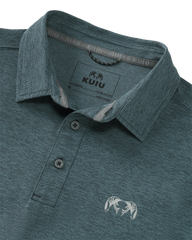 KUIU Performance Polo | Heather Slate