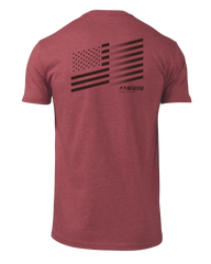 KUIU Solid Flag Fade T-Shirt | Cardinal
