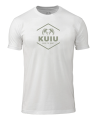 KUIU Stacked Here to Hunt T-Shirt | White