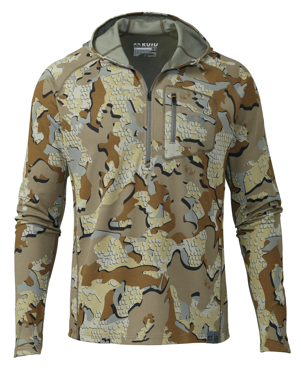 PRO Merino 200 Zip-T Hoodie | Valo