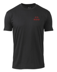 KUIU Retro Flag Fade T-Shirt | Black