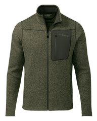 Base Camp Full Zip Sweater | Olive Heather
