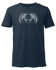 Youth Engraved Ram T-Shirt | Midnight Navy