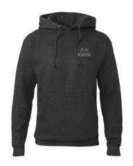 KUIU Topo Back Logo Hoodie | Charcoal